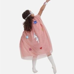 Meri Meri Kids Superhero Pink Tulle Cape
